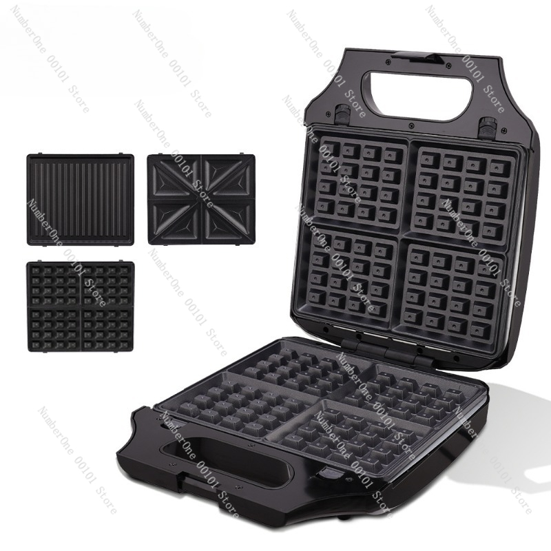 Egg Waffle Pan - Многофункциональная электрическая сковорода 3-в-1 для приготовления