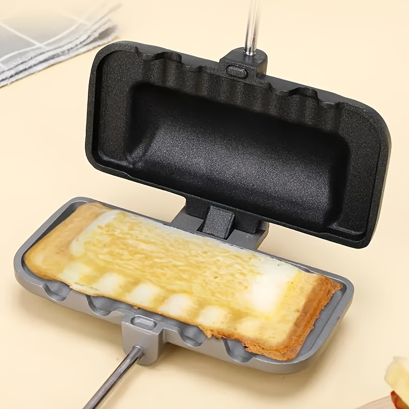 Hot Dog Press - 1 шт., сэндвичница для завтрака, двусторонняя