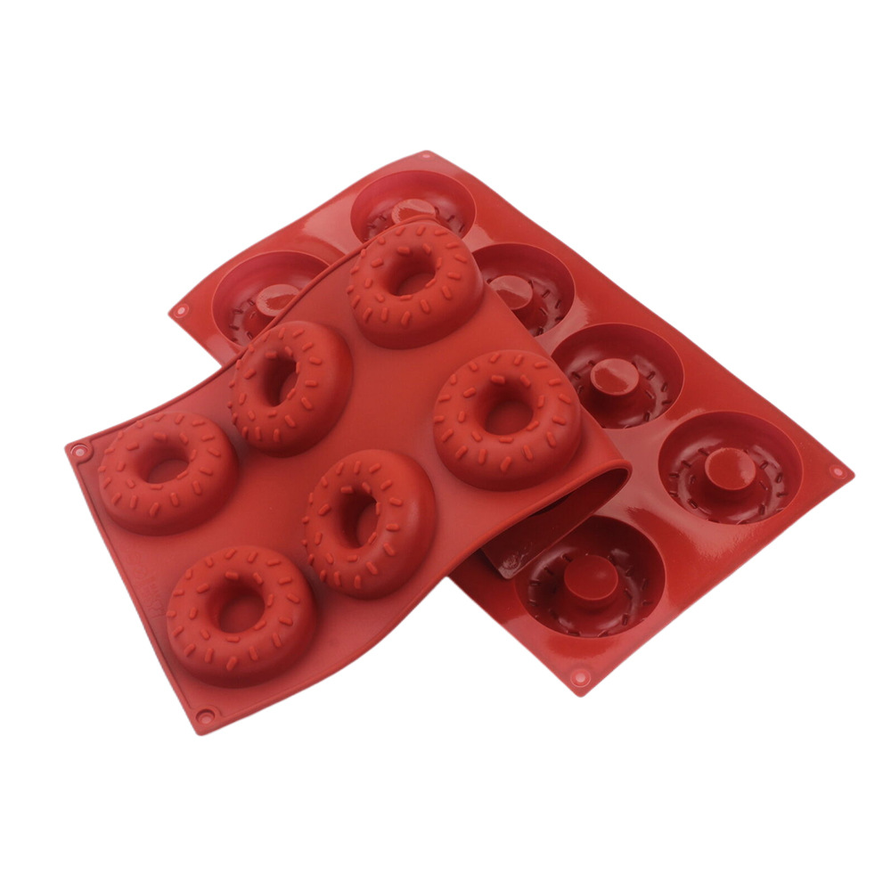 Donut Mold Silicone - Силиконовая форма для пончиков на 8