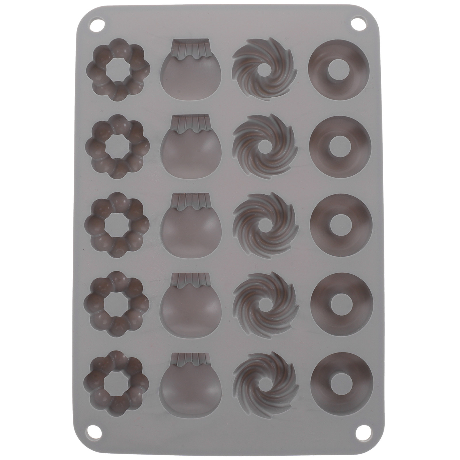 Мини-форма для шоколадных понч – обзор и цена Donut Mold Silicone